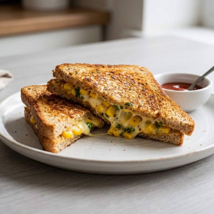 Corn Cheese Sandwich