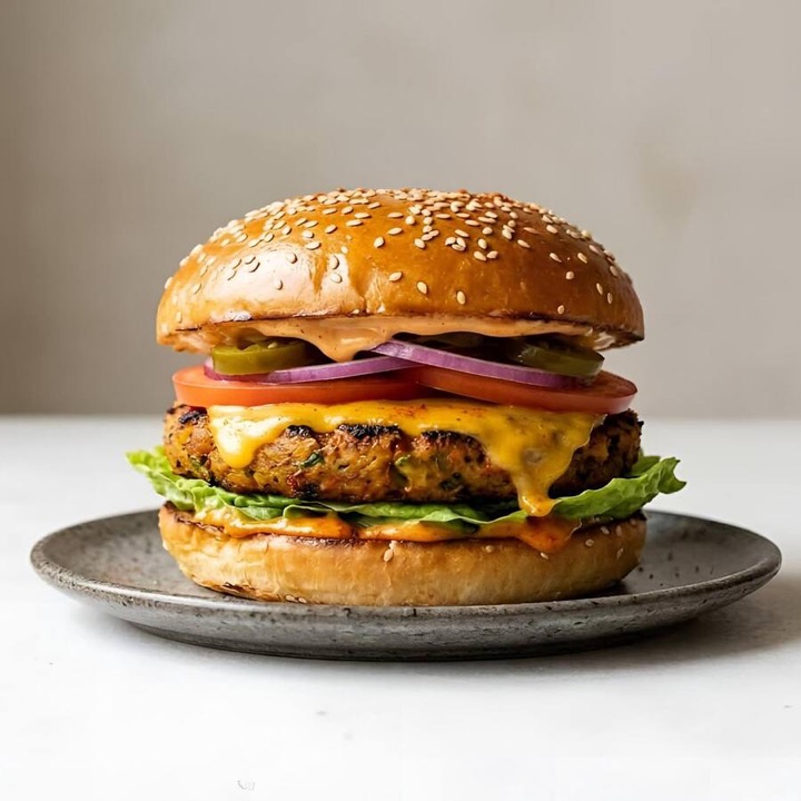 Peri Peri Veg Spicy Burger